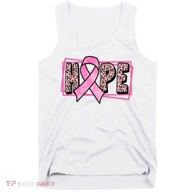 Hope Breast Cancer Awareness Ribbon Tank Top