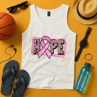 Hope Breast Cancer Awareness Ribbon Tank Top thumb 4