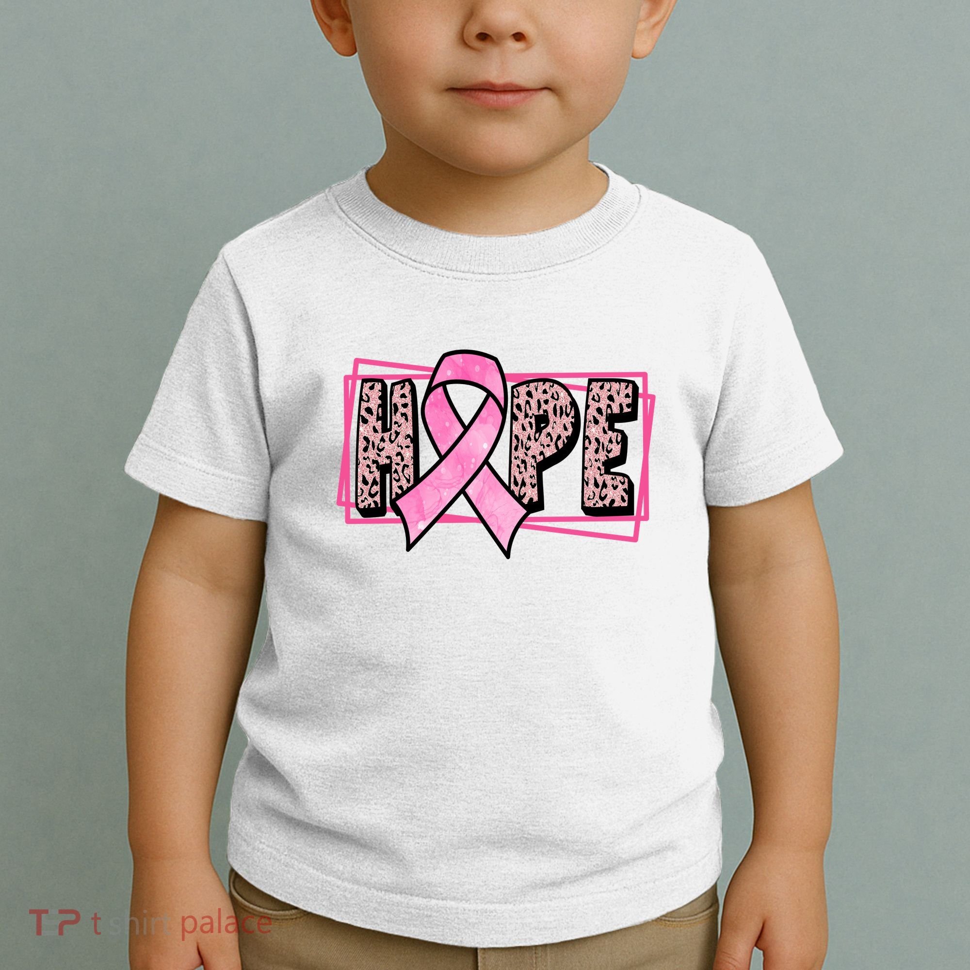 Hope Breast Cancer Awareness Ribbon Toddler T-Shirt