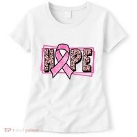 Hope Breast Cancer Awareness Ribbon Women's T-Shirt thumb 0