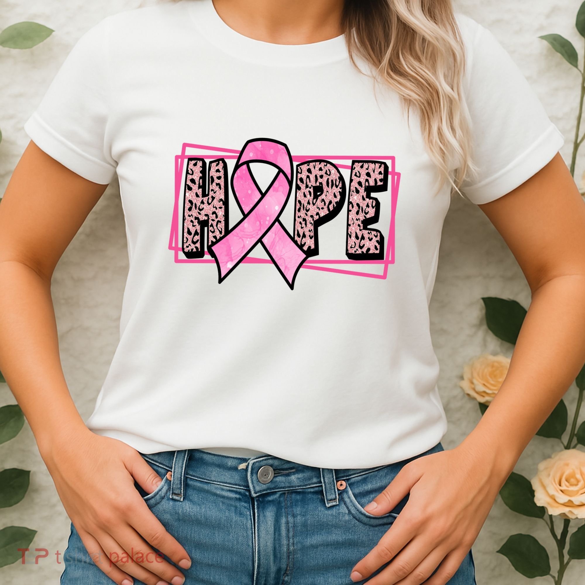 Hope Breast Cancer Awareness Ribbon Women's T-Shirt