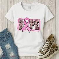 Hope Breast Cancer Awareness Ribbon Women's T-Shirt thumb 3