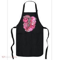 Heal Breast Cancer Awareness Retro Smile Apron thumb 0