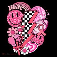 Heal Breast Cancer Awareness Retro Smile Coffee Mug thumb 5