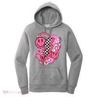 Heal Breast Cancer Awareness Retro Smile Women's Hoodie thumb 0