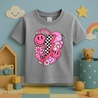 Heal Breast Cancer Awareness Retro Smile Toddler T-Shirt thumb 3