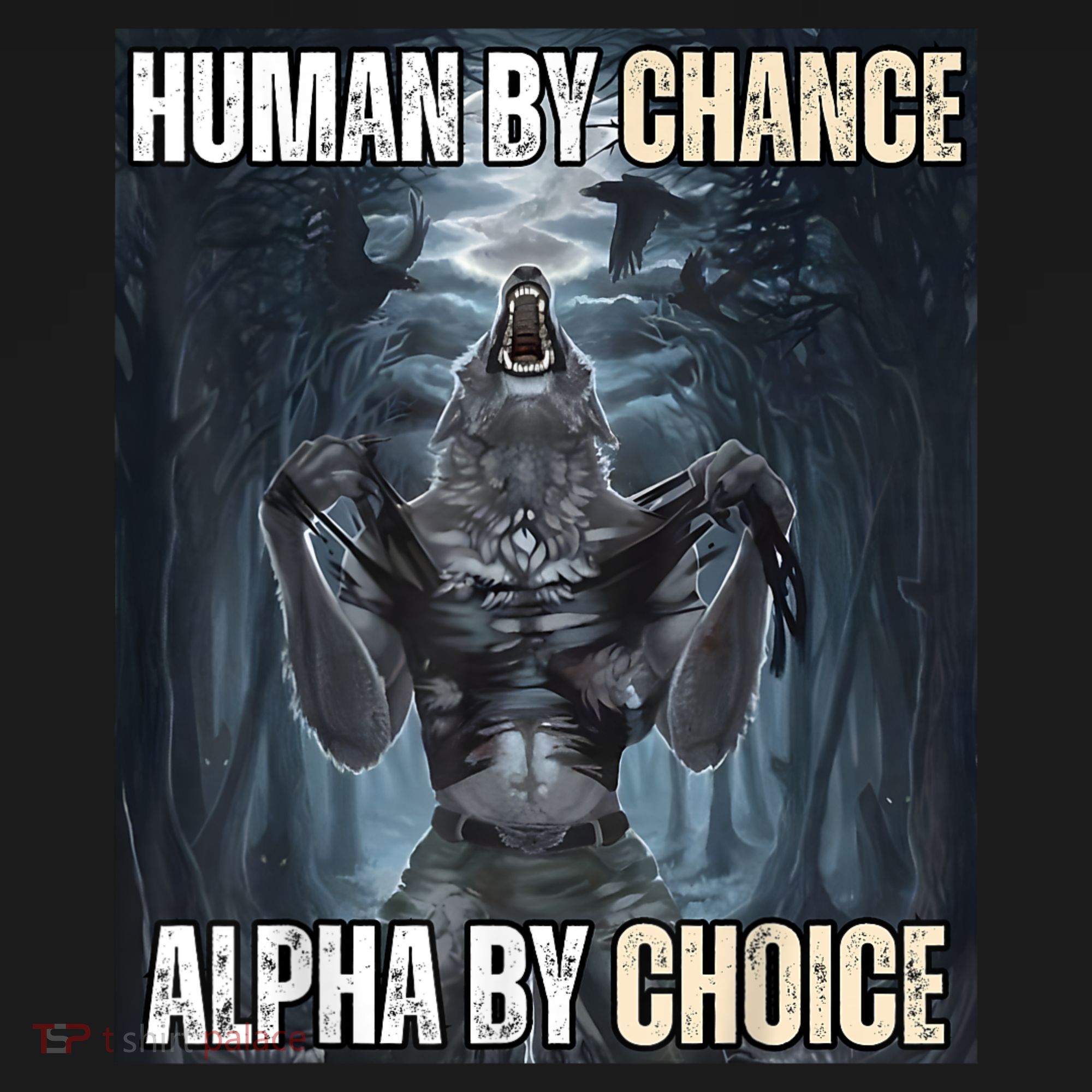 Human By Chance Alpha By Choice Cool Funny Alpha Wolf Meme Visor