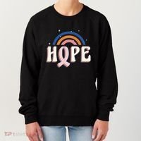 Hope Breast Cancer Awareness Rainbow Women's Sweatshirt thumb 0