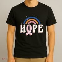 Hope Breast Cancer Awareness Rainbow T-Shirt thumb 3