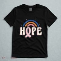 Hope Breast Cancer Awareness Rainbow T-Shirt thumb 5