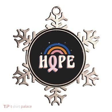 Hope Breast Cancer Awareness Rainbow Ornament