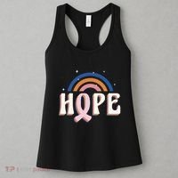 Hope Breast Cancer Awareness Rainbow Women's Tank Top thumb 3