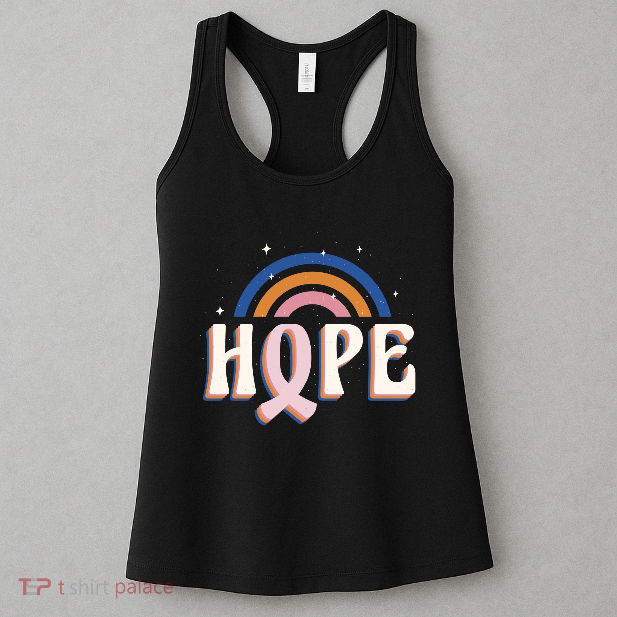 Hope Breast Cancer Awareness Rainbow Women's Tank Top
