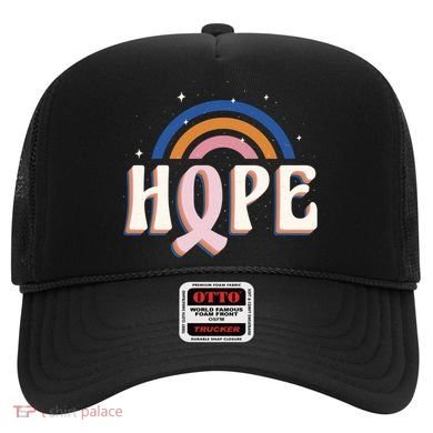 Hope Breast Cancer Awareness Rainbow Hat