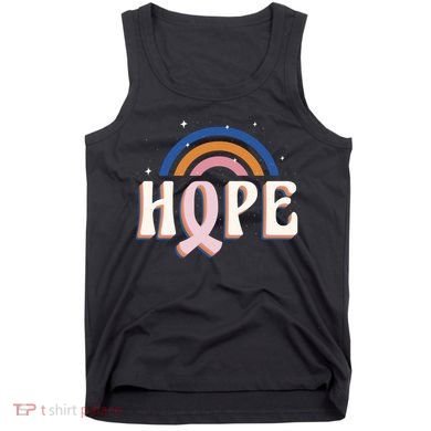 Hope Breast Cancer Awareness Rainbow Tank Top