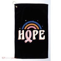 Hope Breast Cancer Awareness Rainbow Golf Towel thumb 0