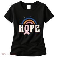 Hope Breast Cancer Awareness Rainbow Women's T-Shirt thumb 0