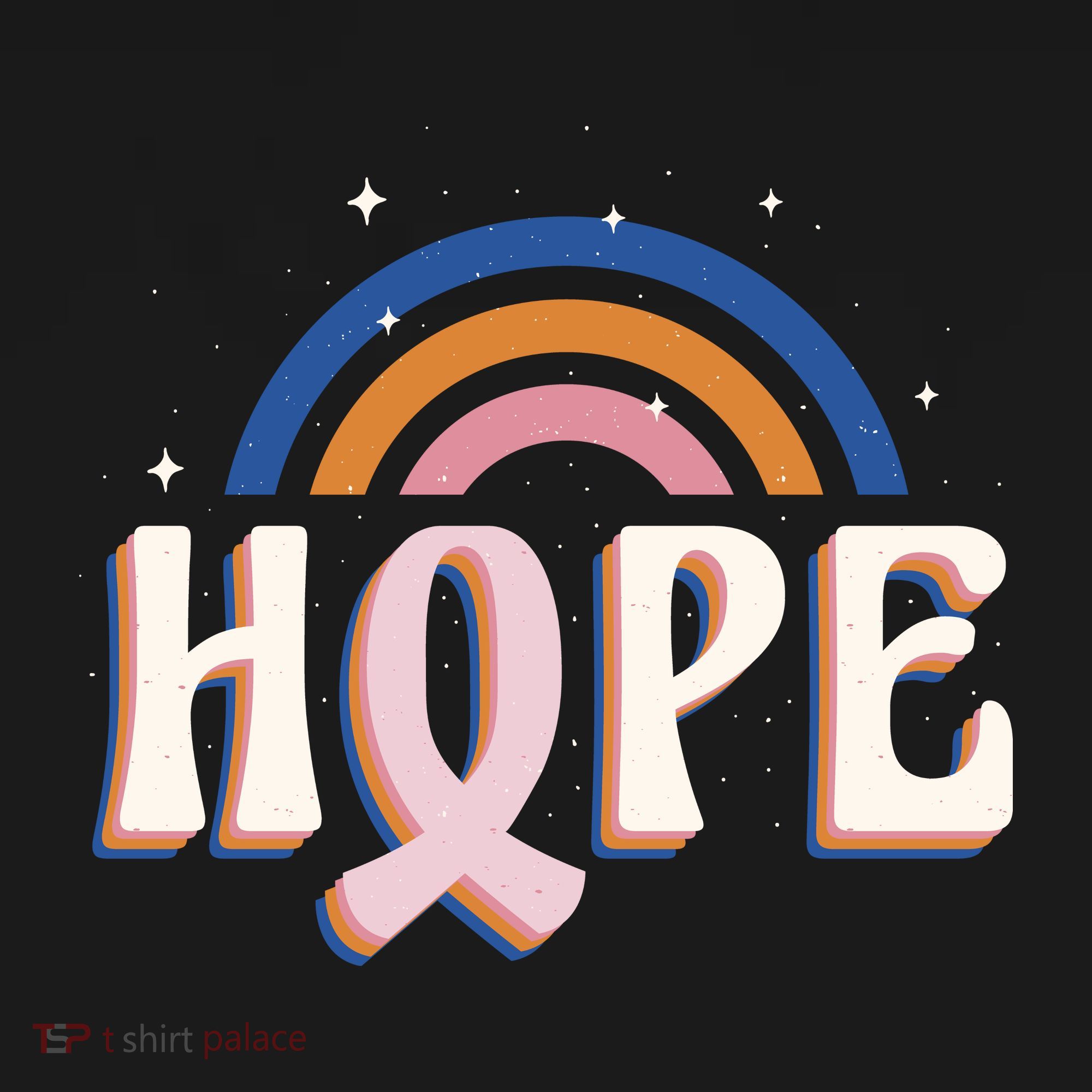 Hope Breast Cancer Awareness Rainbow Women's T-Shirt
