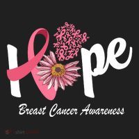 Hope Breast Cancer Awareness Flower Ribbon Women's Sweatshirt thumb 2