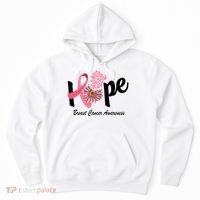 Hope Breast Cancer Awareness Flower Ribbon Hoodie thumb 0
