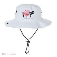 Hope Breast Cancer Awareness Flower Ribbon Bucket Hat thumb 0