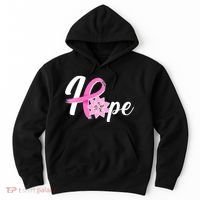 Hope Breast Cancer Awareness Ribbon Flower Hoodie thumb 0