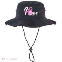 Hope Breast Cancer Awareness Ribbon Flower Bucket Hat thumb 0