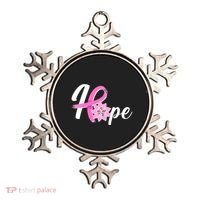 Hope Breast Cancer Awareness Ribbon Flower Ornament thumb 0