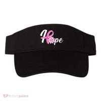 Hope Breast Cancer Awareness Ribbon Flower Visor thumb 0