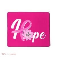 Hope Breast Cancer Awareness Ribbon Flower Mousepad thumb 0