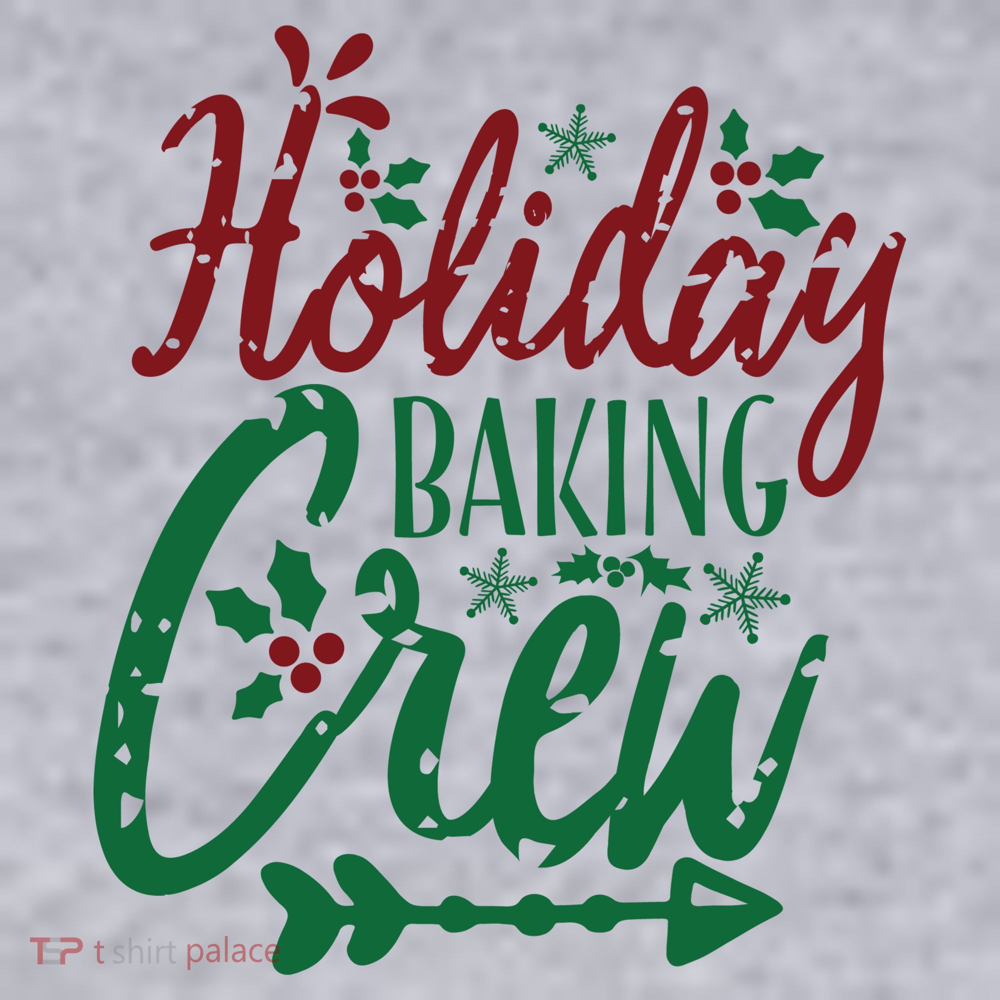 Holiday Baking Crew Women's Racerback Cropped Tank