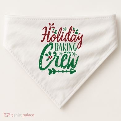 Holiday Baking Crew USA-Made Doggie Bandana