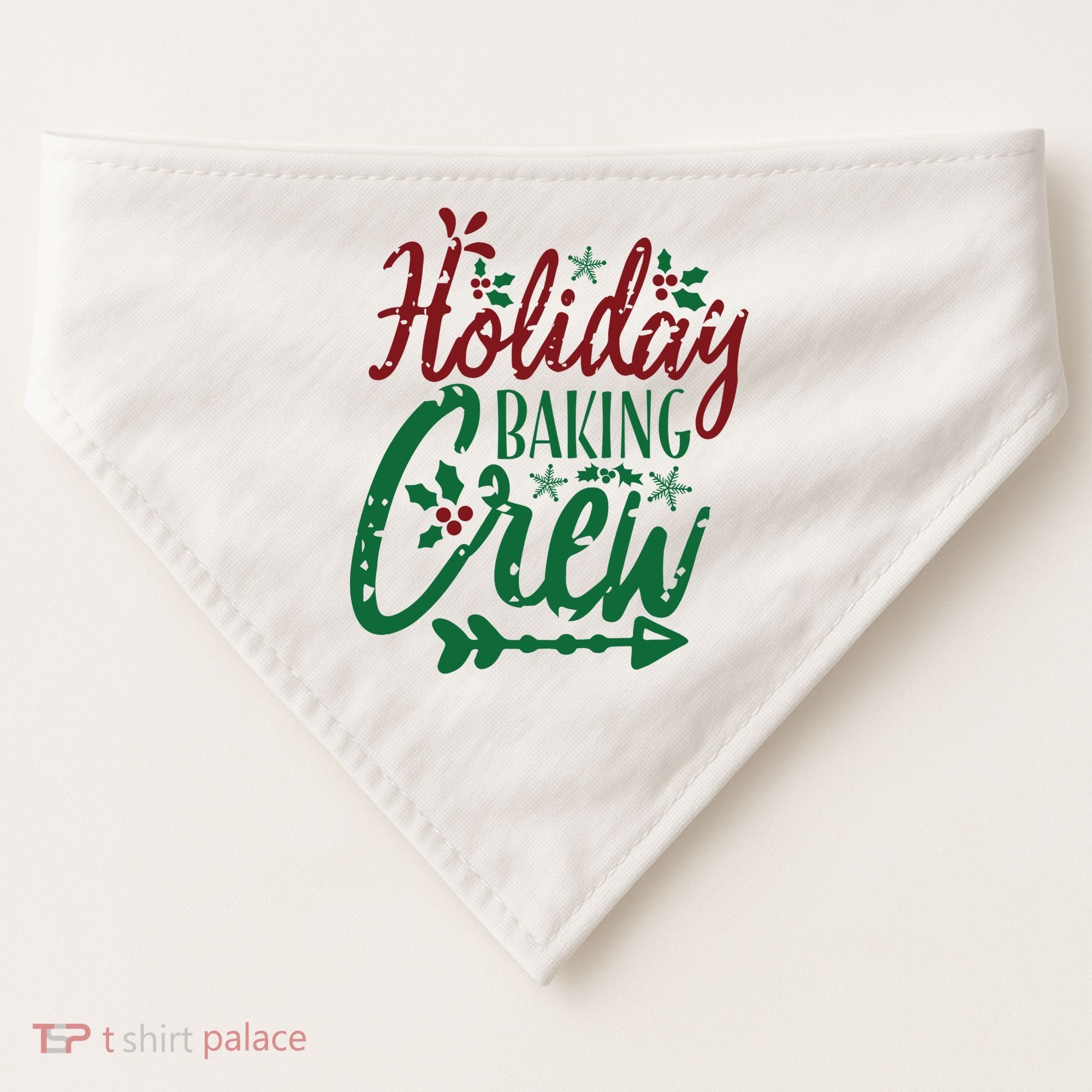 Holiday Baking Crew USA-Made Doggie Bandana