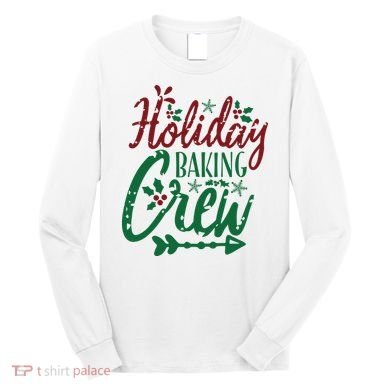 Holiday Baking Crew Long Sleeve Shirt