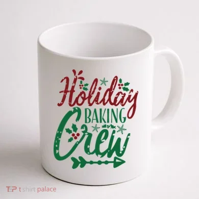 Holiday Baking Crew Coffee Mug back