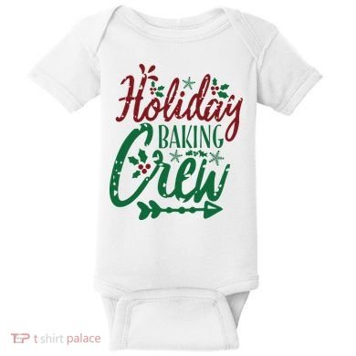 Holiday Baking Crew Baby Bodysuit