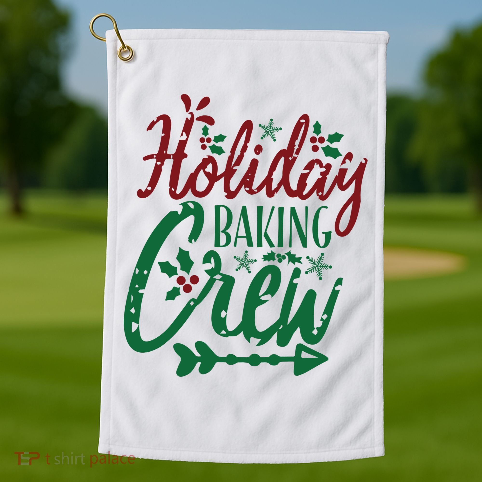 Holiday Baking Crew Golf Towel