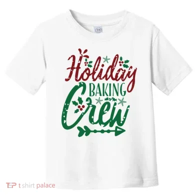 Holiday Baking Crew Toddler T-Shirt