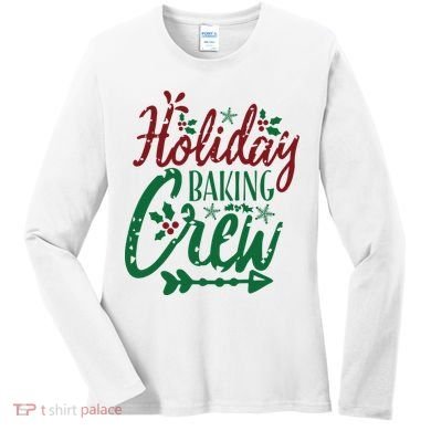 Holiday Baking Crew Women's Long Sleeve Shirt
