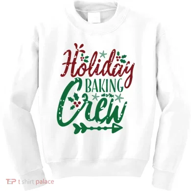 Holiday Baking Crew Kids Sweatshirt