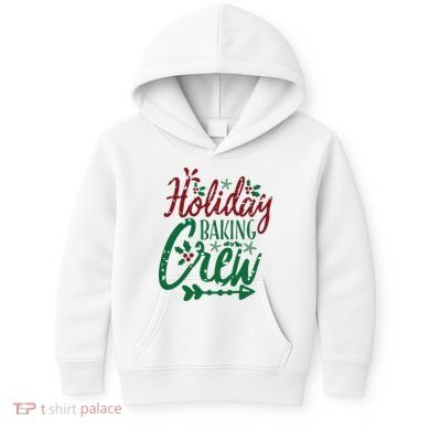 Holiday Baking Crew Kids Hoodie