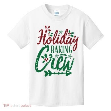 Holiday Baking Crew Kids T-Shirt