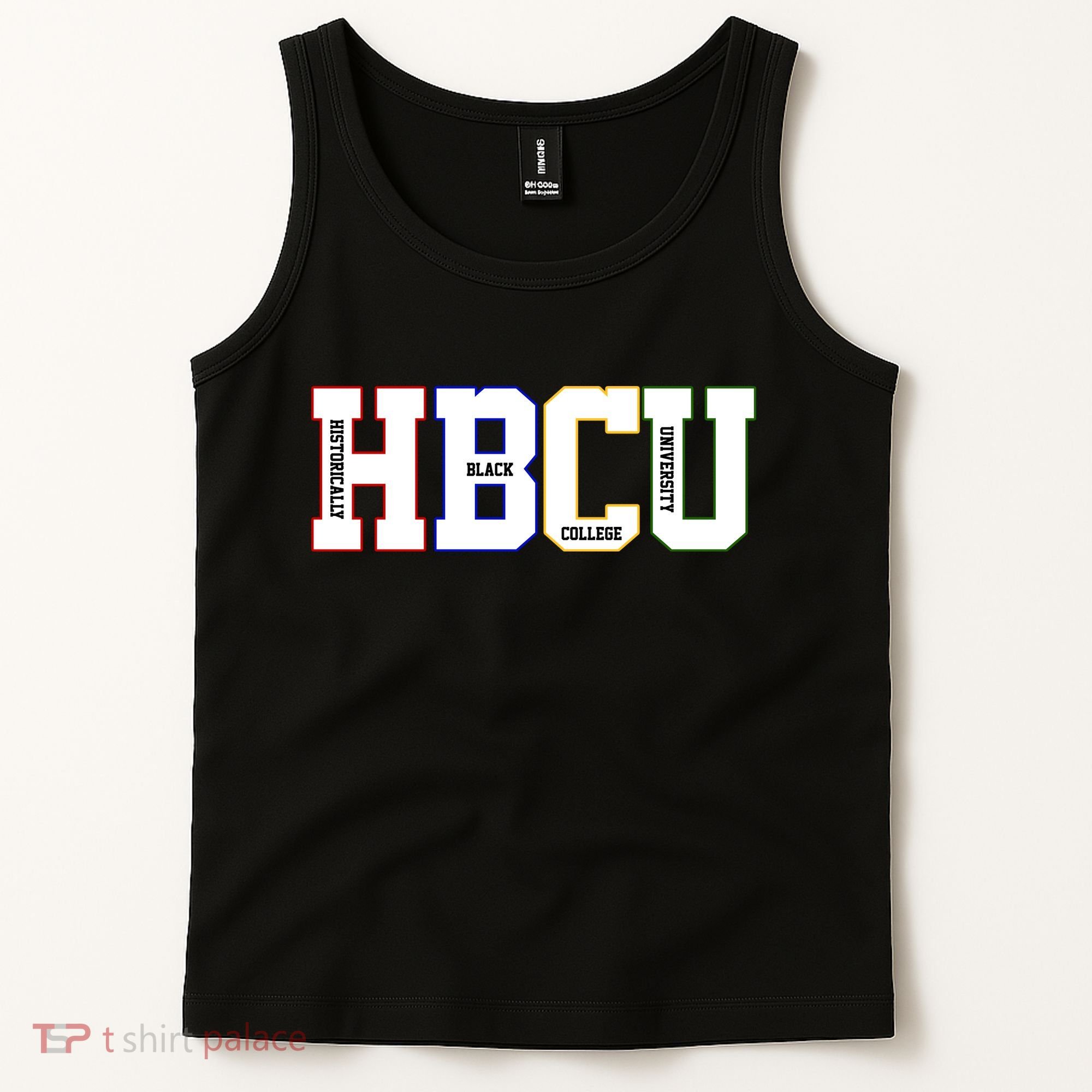 Historically Black College University Student HBCU Tank Top