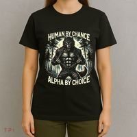 Human By Chance Alpha By Choice Alpha Wolf T-Shirt thumb 4