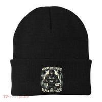 Human By Chance Alpha By Choice Alpha Wolf Beanie thumb 0