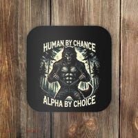 Human By Chance Alpha By Choice Alpha Wolf Coaster thumb 0