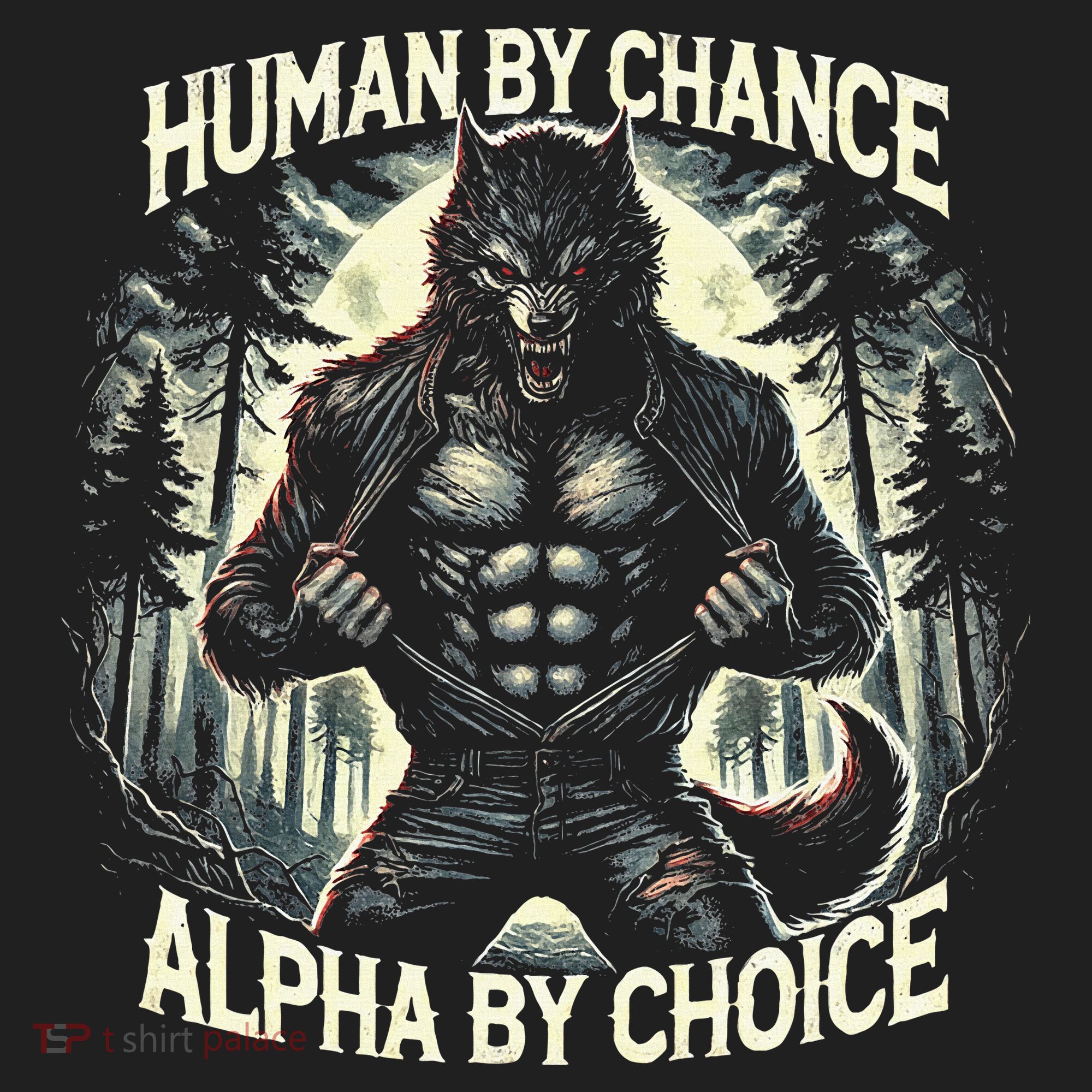 Human By Chance Alpha By Choice Alpha Wolf Tumbler