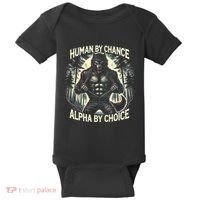 Human By Chance Alpha By Choice Alpha Wolf Baby Bodysuit thumb 0