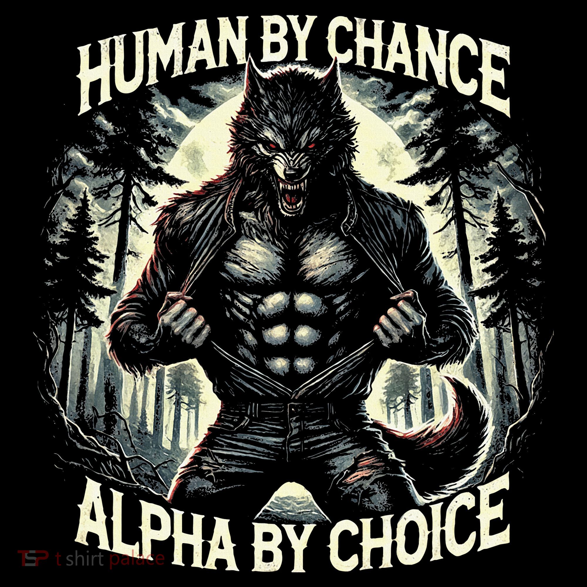 Human By Chance Alpha By Choice Alpha Wolf Toddler Hoodie