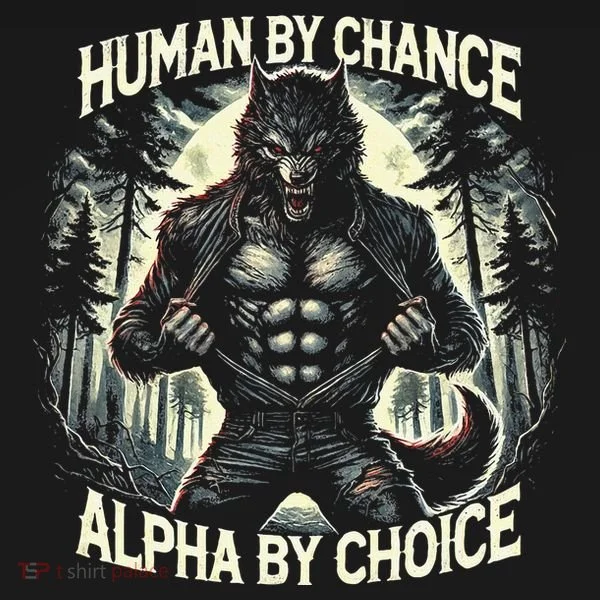 Human By Chance Alpha By Choice Alpha Wolf Women's T-Shirt